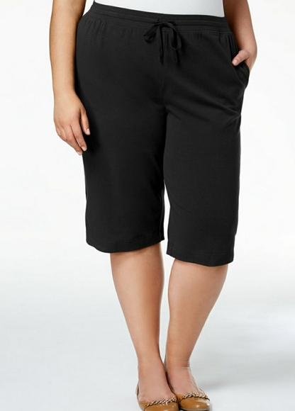 karen scott capris plus size